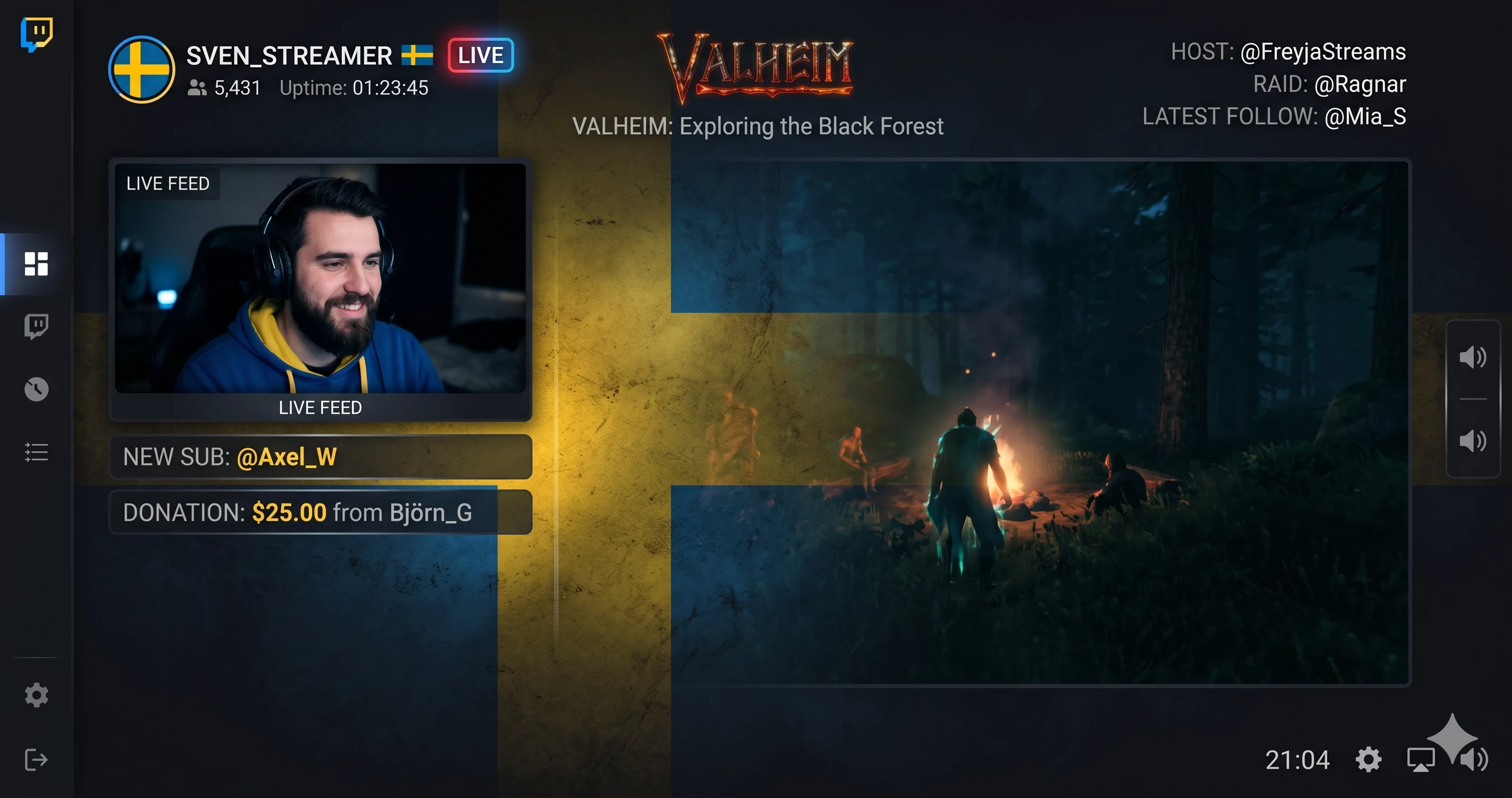 IPTV Player illustration for IPTV Sverige 2026 — Bästa Svensk IPTV med 40 000+ Kanaler